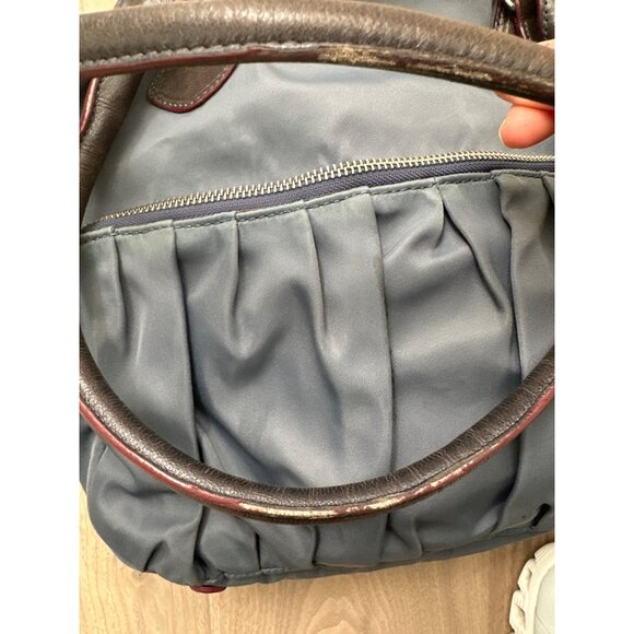 MZ Wallace New York Quilted Nylon Handbag With Leather Straps - Picture 5 of 8